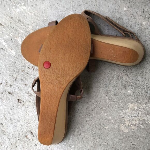 Camper leather heeled sandals - Picture 7 of 8